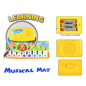 Tapis de Piano de Grande Taille Tapis de Clavier de Piano Musical pour Enfants avec 8 Instruments Sons <span class=keywords><strong>Musique</strong></span> Danse Tapis de Jeu Tactile - Product Image 6
