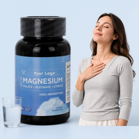 Service OEM de Marque Blanche : Capsules de Magnésium Glycinate à Haute Absorption pour la Santé Musculaire