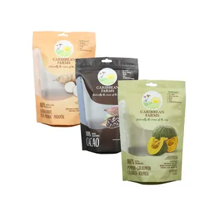 Vacuum Snack Mango Dried Fruit Package Pouch Dry Food Packaging Bag Wholesale Custom Logo Plastic Doypack Stand up Pouch