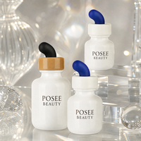 Vanka Nouveau Style Emballage 60ml Flacon compte-gouttes à tête inclinée en PET Sérigraphié Cosmétique Huile Essentielle Vide Recharge Voyage