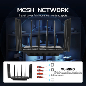 Mở khóa 4G/5G Sim Router ax3000 imei sửa đổi dual-band <span class=keywords><strong>Wifi</strong></span> nhà 6 mạng Gigabit <span class=keywords><strong>Wifi</strong></span> Router bên ngoài SOHO - Product Image 2