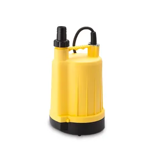 중국 공장 노란 휴대용 잠수할 수 있는 하수 오물 물 플라스틱 펌프 판매