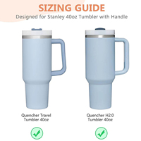 Plateau de collation support approprié anneau gobelet accessoire déversement Silicone collations bol pour gobelets Stanley 40oz