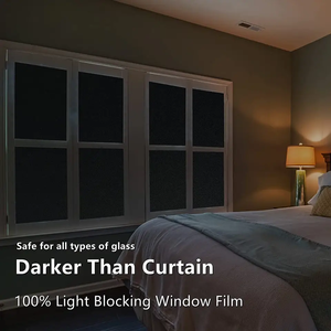 <span class=keywords><strong>Film</strong></span> de fenêtre <span class=keywords><strong>occultant</strong></span> total <span class=keywords><strong>avec</strong></span> revêtement statique latéral blanc résistant à la chaleur 100% <span class=keywords><strong>Film</strong></span> de verre bloquant la lumière assombrissement de la pièce - Product Image 5