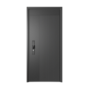 Hecho en China, puerta giratoria exterior de acero para terraza de bajo precio moderna con diseño de rejilla, puerta de entrada segura - Product Image 2