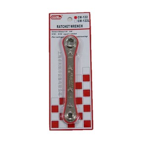 Llave de Trinquete Gome CM-122 de Taiwán, 1/4, 3/8, 3/16, 5/16, Cuadrada, para Reparación de Refrigeradores y Aires Acondicionados - Product Image 5
