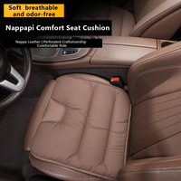 Coussin et dossier de siège auto en Nappa, respirant, résistant à l'usure, protection de siège auto toutes saisons (accessoire intérieur)