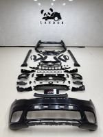 Untuk Jeep Grand Cherokee 2014-2021 WK2 Upgrade ke Body Kit SRT8 2022 dengan Lampu Depan LED Berkualitas Tinggi OEM, Aksesoris Mobil Bumper