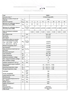Capteurs de pesage Veidt pour PW6CC3MR/20kg, PW6CC3MR/30kg, affichage numérique HBM d'origine allemande, pesage précis avec affichage numérique - Product Image 2