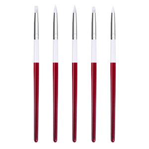 Ensemble de 7 pinceaux à ongles avec manche en cristal, pour gel, peinture, liner, dessin acrylique, outils de manucure - Product Image 5