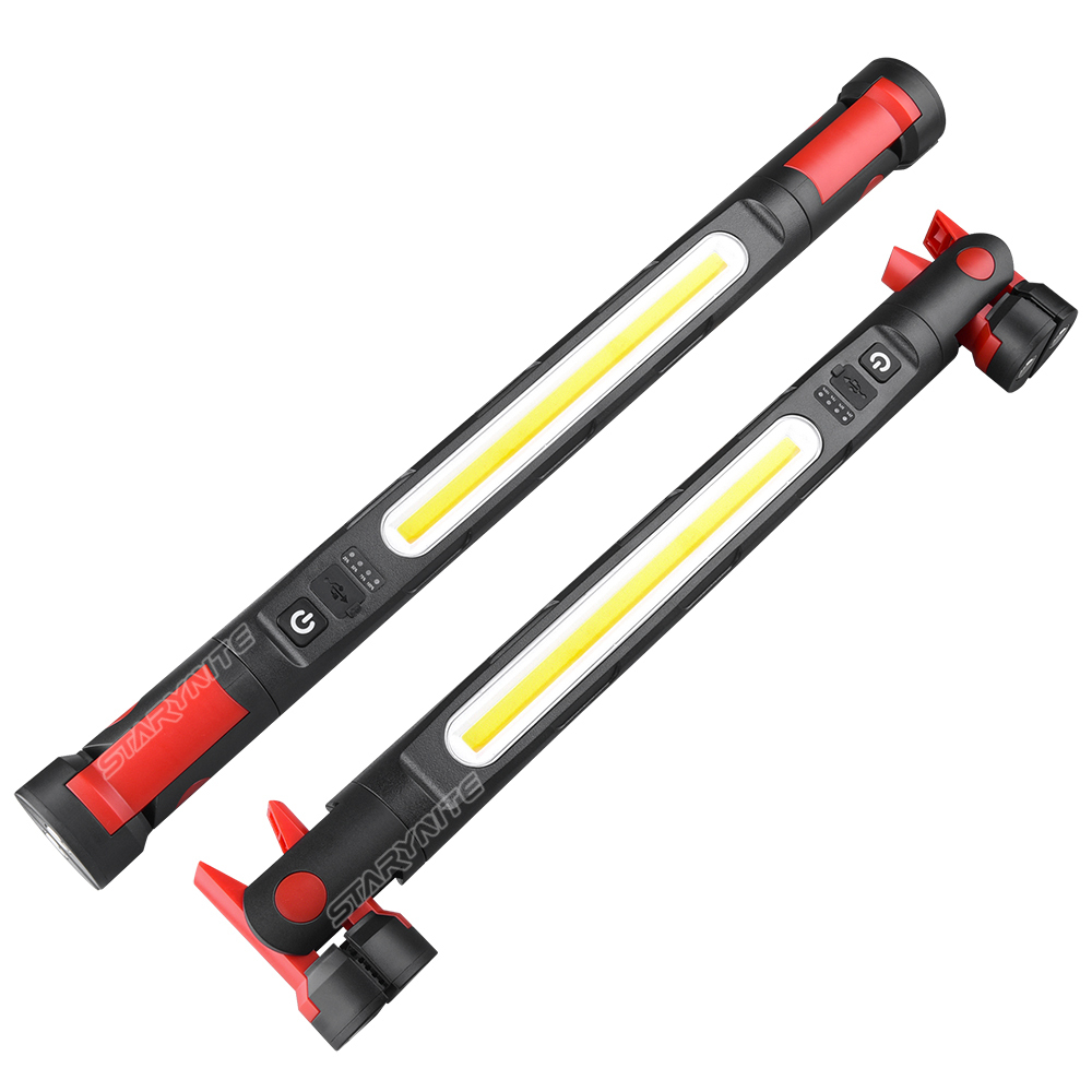 STARYNITE Competitive Price COB Underhood Work Light with Removable Lithium Batteries and Power Bank