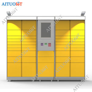 Livraison intérieure et extérieure <span class=keywords><strong>24H</strong></span> Self-service IOT QR Code Smart Parcel Delivery Locker 15.6/21.5 Inch - Product Image 1