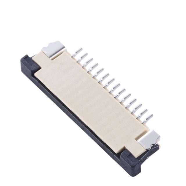 1.0mm Pitch Horizontal fpc connector 0.7mm cable SMT ZIF Type Upper Top Down Contact H2.5 FPC FFC connector
