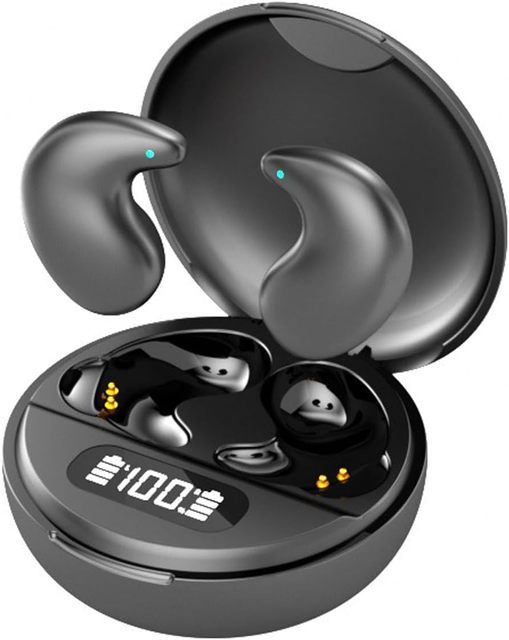 Dual Noise Reduction In-Ear Wireless BT Headset for Sleep Mini Invisible Design with Side Sleeping Comfort Consumer Electronics