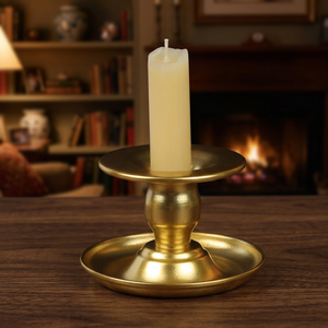 Candelabro Giratorio de Hierro Chapado en Oro de Lujo, 1 Color, Bandeja para Velas Aromáticas Románticas, Regalo Creativo de Navidad - Product Image 2