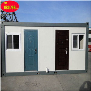 Giá rẻ prefab nhà di động New Zealand gõ xuống khung thép nhà kho lưu trữ ngoài trời Casa prefabricada modulares <span class=keywords><strong>container</strong></span> nhà - Product Image 3