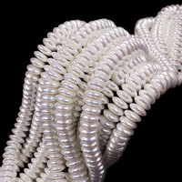 Perles de verre en forme d'abacus à 2 trous, 4x8mm, 4x10mm, 5x12mm, avec fil pour la création de bijoux multi-rangs, en vrac