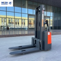 Gerbeur électrique WGZN 1,5t 2t au design compact pour entrepôts à allées étroites, stockage de cartons et manutention de palettes