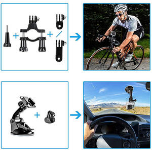 Kit d'accessoires pour caméra d'action HONGDAK 58 en 1, ensemble d'accessoires GoPro pour GoPro Hero 13 12 11 10, monopode, bâton à <span class=keywords><strong>selfie</strong></span>, clip - Product Image 5