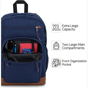 Brand Luxury Large Capacity Man Travel Business Durable Waterproof Polyester Laptop Backpack Zipper Hasp Closure for University - Product Image 4