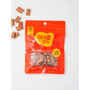 แซลมอนและผักอบแห้งออร์แกนิก120ก. ขนมสำหรับสัตว์เลี้ยงเหมาะสำหรับเลี้ยงและเลี้ยงอาหารเช้าอย่างปลอดภัยและอร่อย - Product Image 1