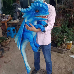 2024 nuevo Material técnico <span class=keywords><strong>Jurassic</strong></span> <span class=keywords><strong>World</strong></span> dinosaurio marioneta disfraces dinosaurio disfraz trajes fiesta inflable dinosaurio bebé marioneta - Product Image 1