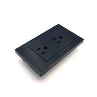 Plaque en aluminium de haute qualité de 2 mm, prises murales électriques américaines standard US à 6 broches pour la maison