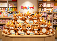 Peluche OEM de haute qualité en tissu doux pour enfants, idéale comme cadeau promotionnel d'entreprise