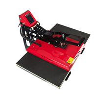 Machine de presse à chaud pour T-shirt, Semi-automatique (ouverture automatique) à Double Station QK-1801