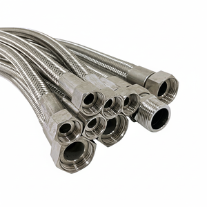 Tuyau tressé en PTFE SAE100 R14 fil d'acier inoxydable à pression haute température 304 AN8 Durable alambiqué pour les dispositifs médicaux - Product Image 1