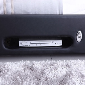 Sofá <span class=keywords><strong>cama</strong></span> de piel sintética con control remoto, mueble moderno para <span class=keywords><strong>cama</strong></span> y habitación, tamaño queen, alta calidad - Product Image 4