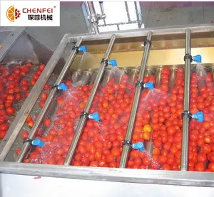 Jalur produksi saus tomat puraque turnkey industri potongan timah