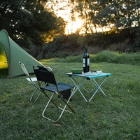 Table de camping pliable en aluminium léger et portable Naturehike FT08 pour l'extérieur