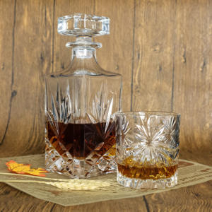 バースタイル8OZ 11OZ昔ながらのウイスキーショットグラスクリアクリスタルガラス透明バーボンラムグラス - Product Image 2