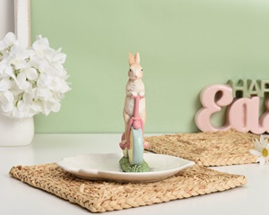 Résine Artisanat <span class=keywords><strong>Lapin</strong></span> <span class=keywords><strong>De</strong></span> Pâques Famille Or <span class=keywords><strong>Lapin</strong></span> Printemps Table Décorations Pour La Maison - Product Image 3
