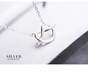 Dây Chuyền Trái Tim Bằng Bạc Thật 925 Mới Tuyên Bố Trang Sức Bạc Thật Thời Trang Cho Nữ - Product Image 2