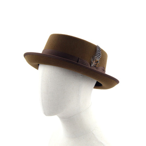 Yinlihua — chapeaux en laine pour femmes, doublure <span class=keywords><strong>plume</strong></span>, décoratifs, personnalisés, vente en gros - Product Image 6