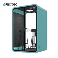 Cabines audio commerciales Prodec pour espaces publics et résidentiels, silencieuses