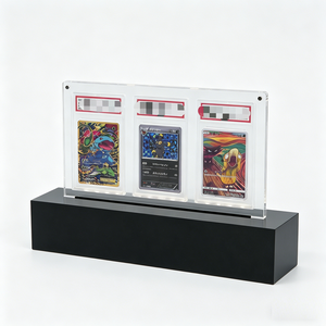 Hot Sale Premium Sleek Illuminated Acrylic Card <b>Stand</b> Enhanced Visibility Collectible Slab Holder for TCG Card Display - Product Image 1