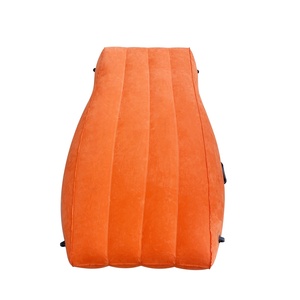 Factory Wholesale PVC Flocking <b>Inflatable</b> Movie Chair Couch <b>Sofa</b> Good Quality One Seat for Hotel Use - Product Image 6