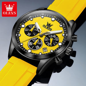 Nuevo Reloj de Cuarzo 5602 para Hombre, Marca Original TOP, Correa de Silicona, Resistente al Agua, Luminoso, Fecha, Semana, Reloj Inteligente de Cuarzo para Hombre - Product Image 2