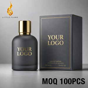 Profumo Oud Personalizzato LF Private Label per Uomo, Bottiglia in Vetro Blu, Fragranza Originale a Lunga Durata, Spray di Lusso, Eau de Parfum - Product Image 1