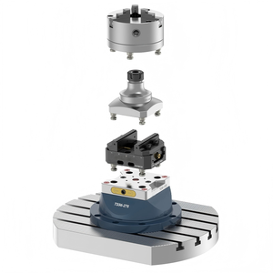 Zero Point Prince ZPP CNC – Pince de serrage fractale autocentrante à point zéro pour le maintien d'objets de travail CNC - Product Image 1