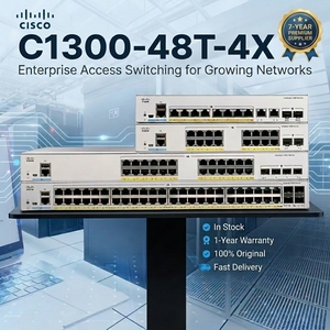 สวิตช์เครือข่ายกิกะบิตอีเธอร์เน็ต 48 พอร์ต รุ่น 1300 ซีรีส์ รองรับ QoS และ VLAN รุ่น C1300-48T-4X มีสินค้าในสต็อก - Product Image 2
