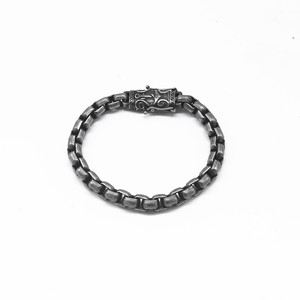 yunnique Pulsera de acero de titanio con diseño geométrico, joyería de regalo unisex - Product Image 5