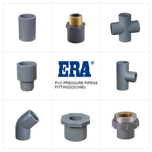 ERA <span class=keywords><strong>PVC</strong></span>/UPVC/الضغط/NSF تجهيزات أنابيب SCH80 مع NSF البلاستيكية قمزة أسود رمادي - Product Image 2