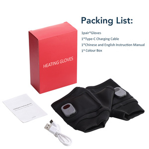 <b>USB</b> Rechargeable <b>Heated</b> Gloves Half-Finger Design Smart <b>Heating</b> Warm Gloves for Winter Outdoor Use - Product Image 3