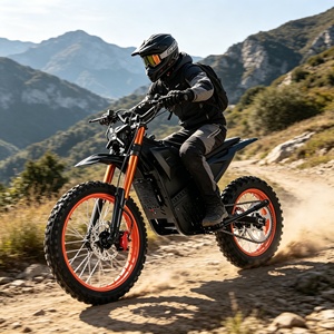 Motocicletas Eléctricas Todoterreno de 6000W de Alta Potencia, Motocicleta Electrónica Profesional, Venta al por Mayor, <span class=keywords><strong>Moto</strong></span> de Cross Eléctrica para Adultos - Product Image 2