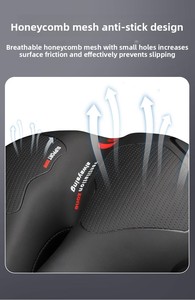 Sillín de <span class=keywords><strong>bicicleta</strong></span> hueco reflectante que absorbe los golpes, <span class=keywords><strong>asiento</strong></span> de <span class=keywords><strong>bicicleta</strong></span> MTB, transpirable, resistente a la lluvia, accesorio <span class=keywords><strong>para</strong></span> ciclismo de montaña y carretera - Product Image 4