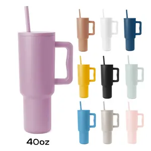 40 oz 30oz 24oz macera Quencher 3.0 seyahat 40 oz Tumbler kolu ile gemi hazır